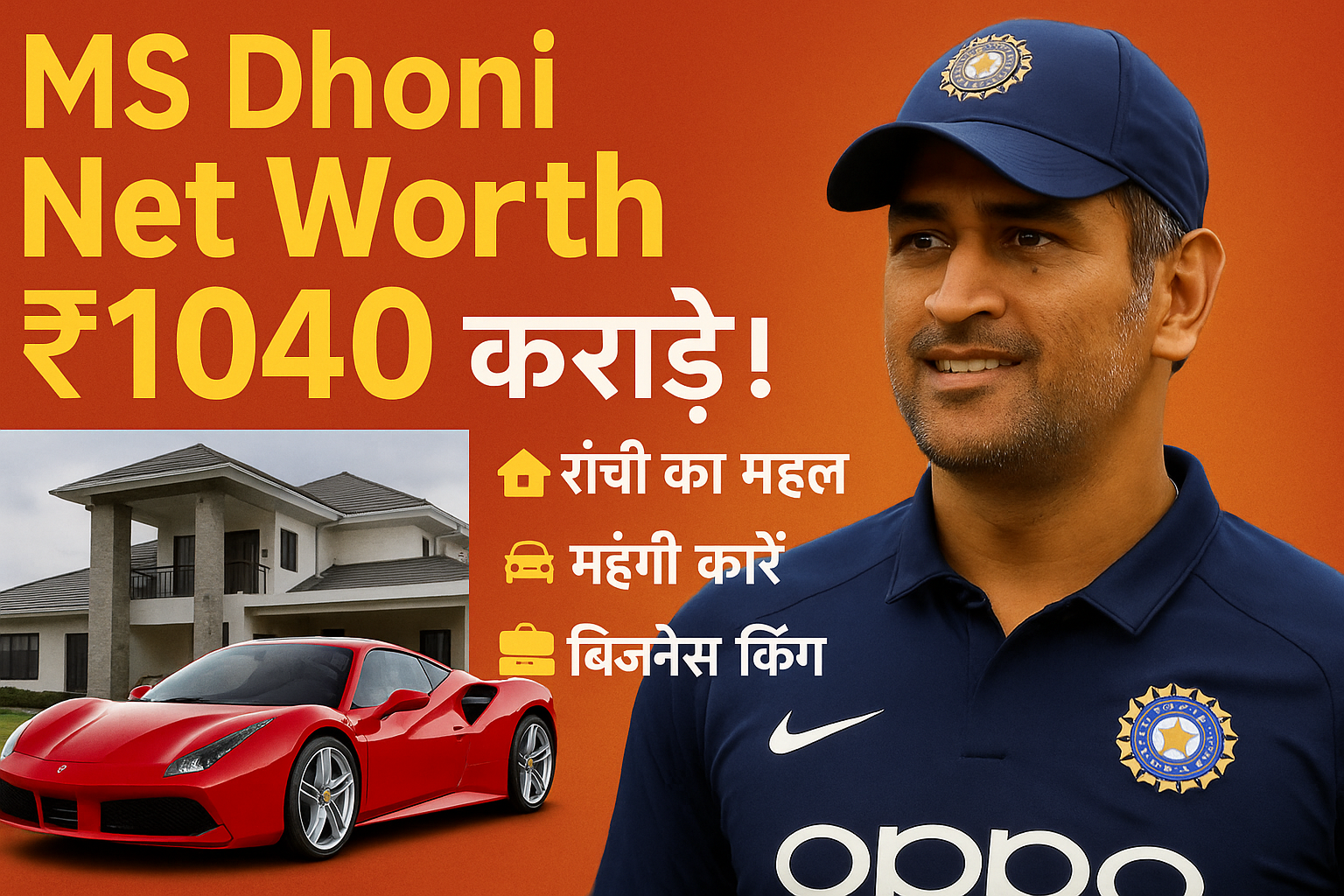 MS Dhoni Net Worth: कितनी संपत्ति के मालिक हैं 'कैप्टन कूल'?