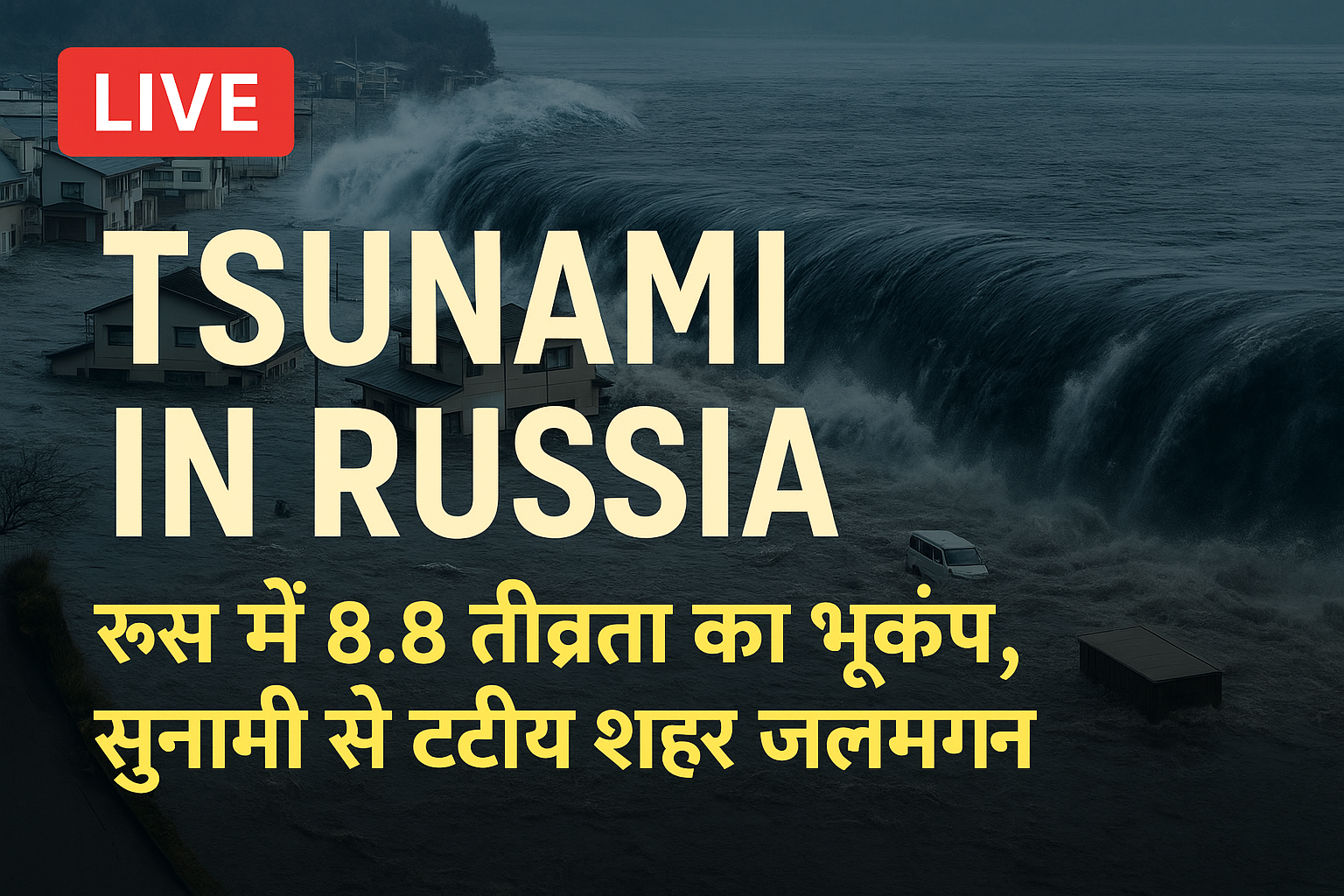 Tsunami in Russia