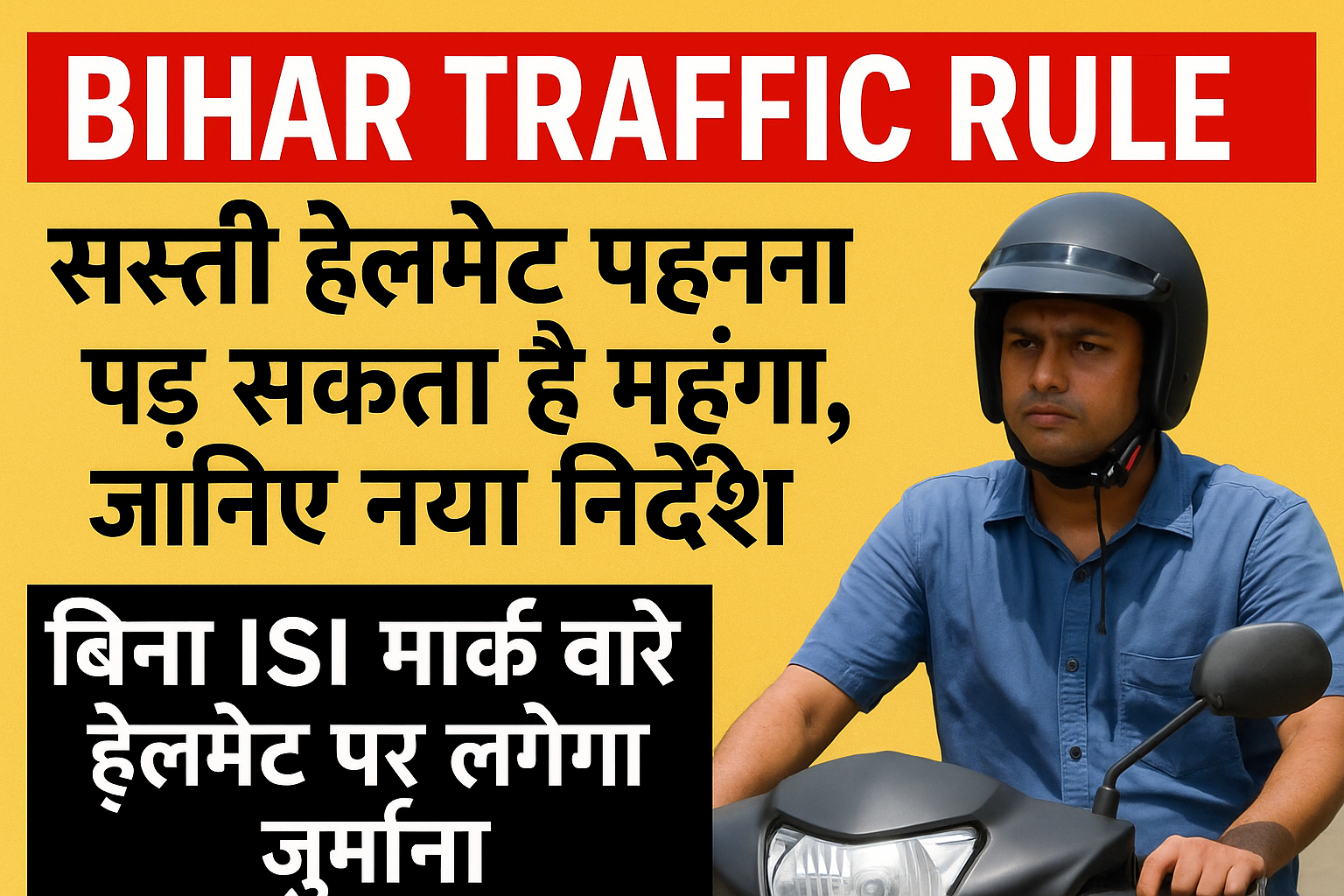 Bihar Traffic Rule: